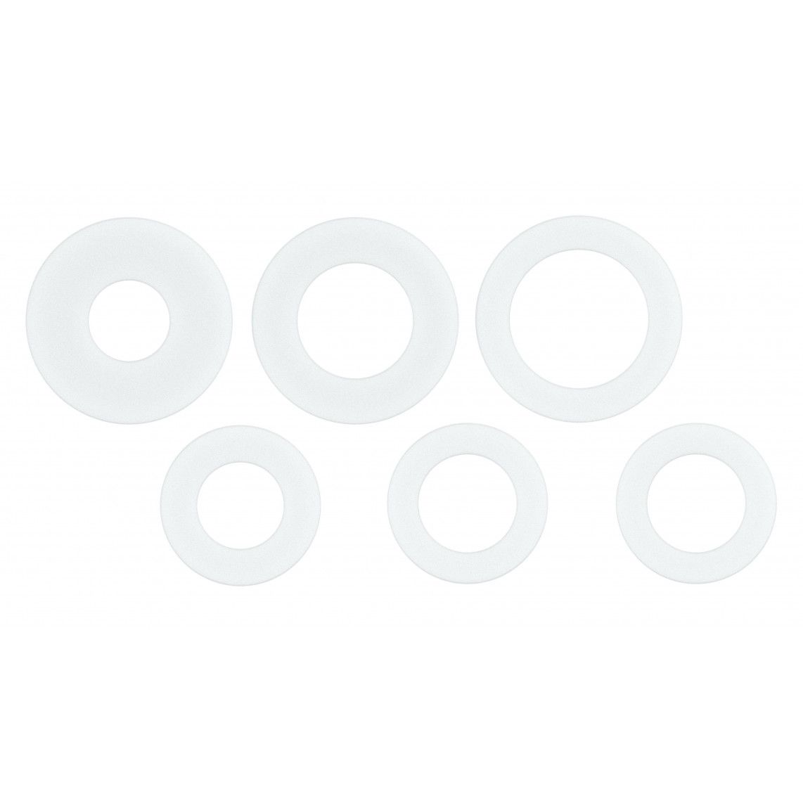 98697050 knelafdichting-Assortiment, Silicone, voor 3/8" 1/2" x 8/10/12 mm (6x) vue 2
