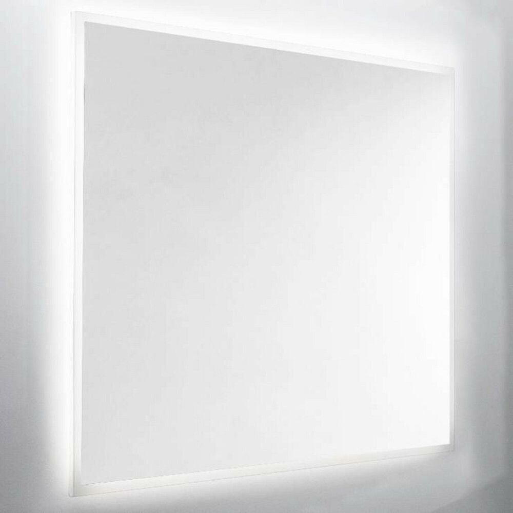 Van Marcke Destra Miroir Droit Avec Plexi 90×60CM LED Sablé Anti-buée