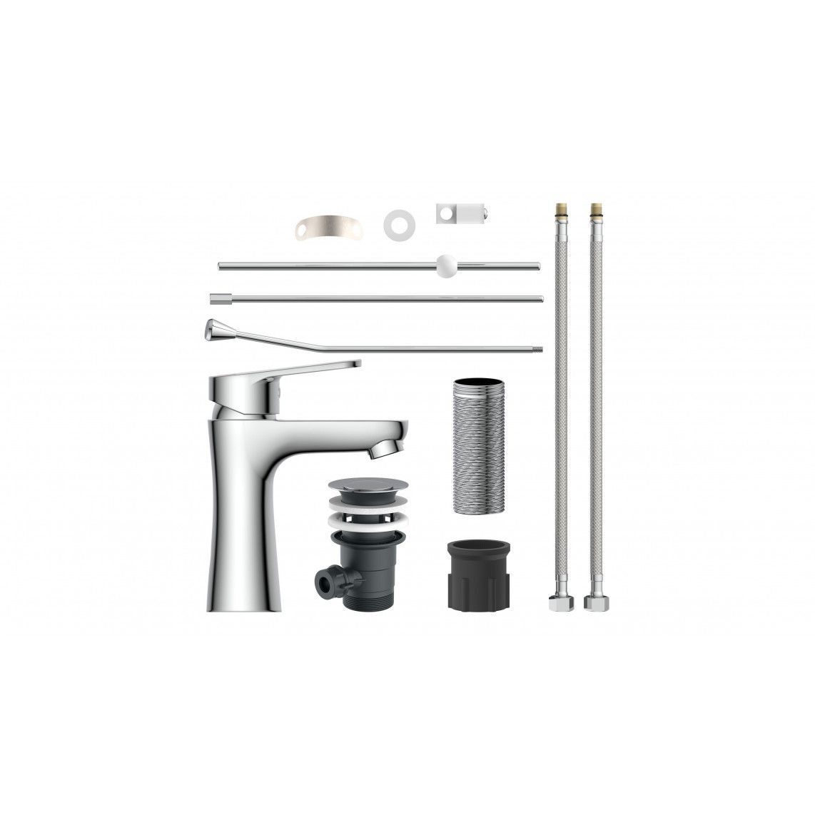 13210 PICO Wash basin mixer, chrome vue 3