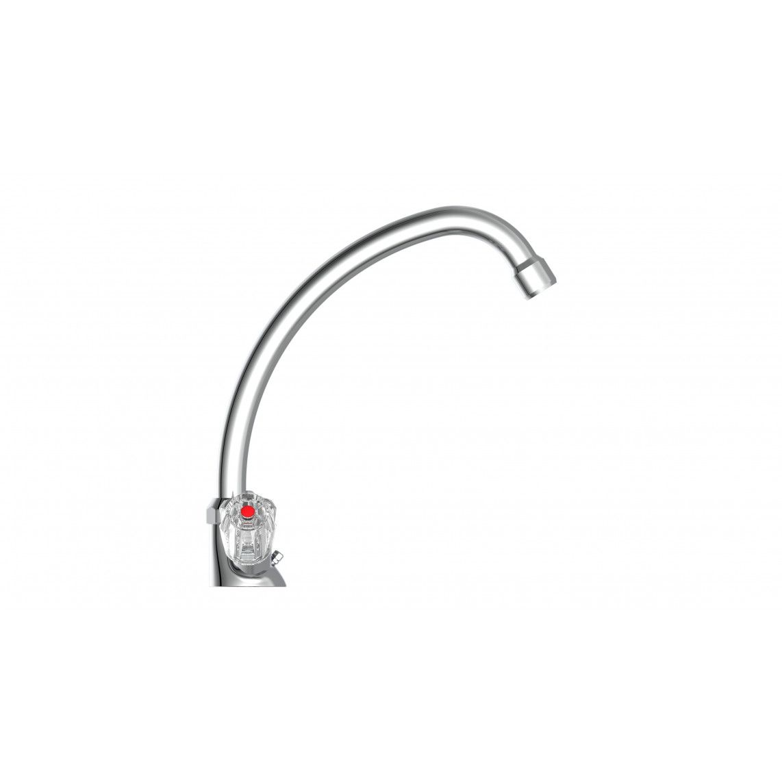 57110 BRILLANT Wash basin mixer low pressure, chrome vue 2