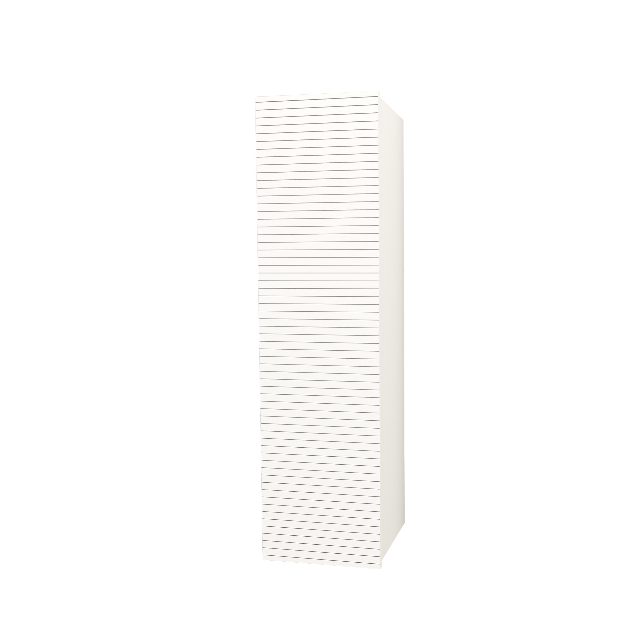 Elite Meuble Colonne Avec Relief Horizontal (135CM) - Blanc Mat