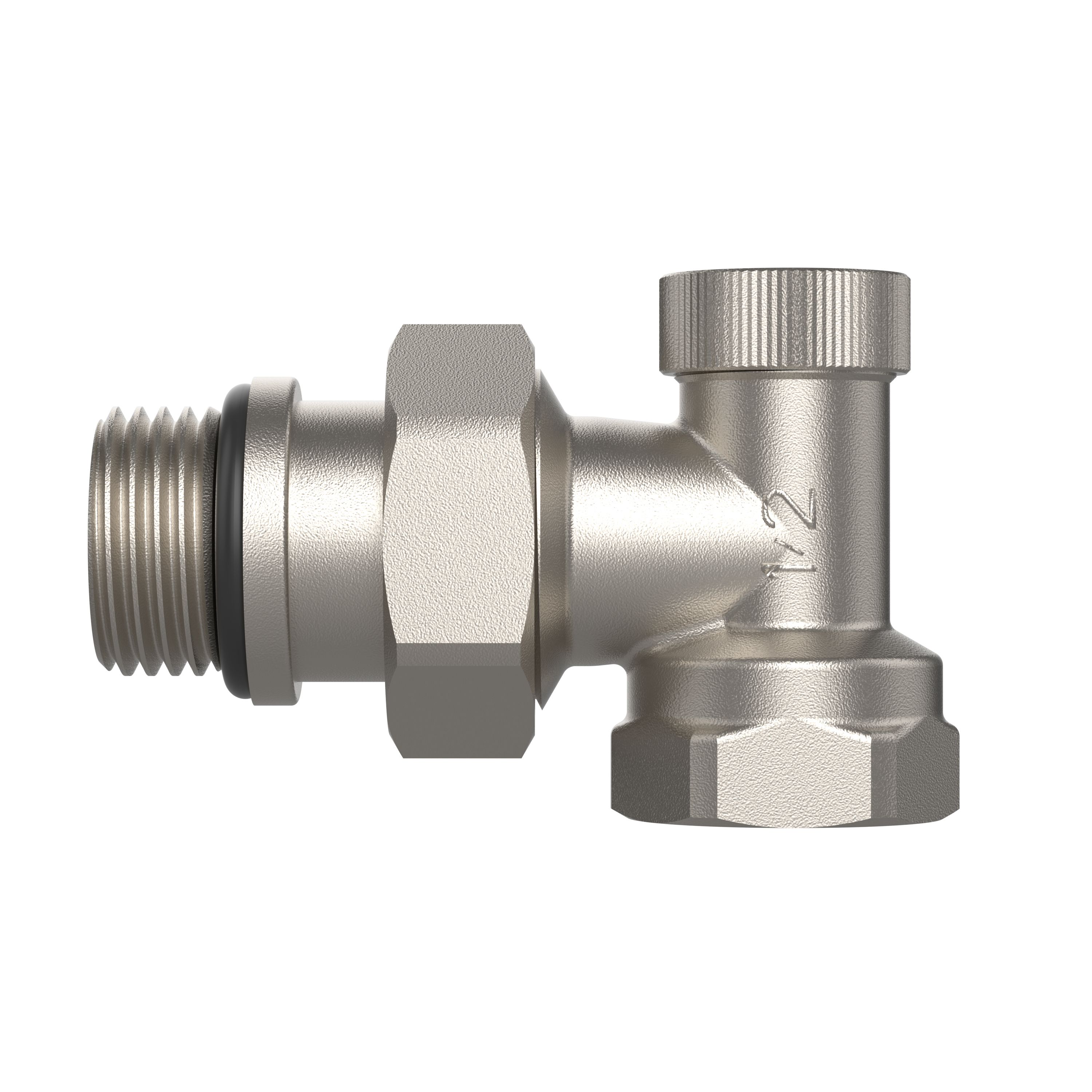 Belrad Robinet DE Radiateur – Équerre – 1/2” MF