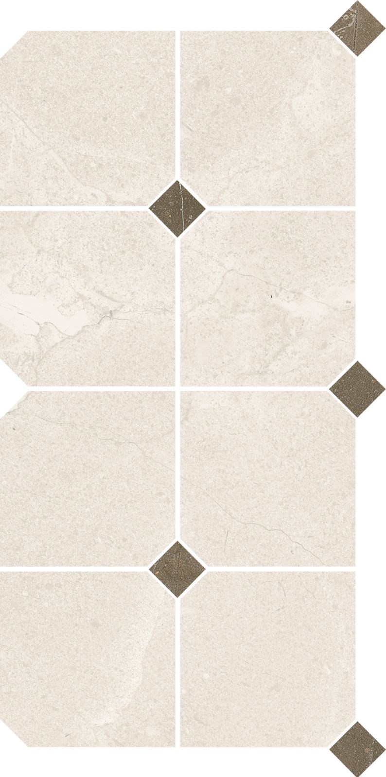 MOSAICO MARMI LEGEND SAND 20X40 PUL