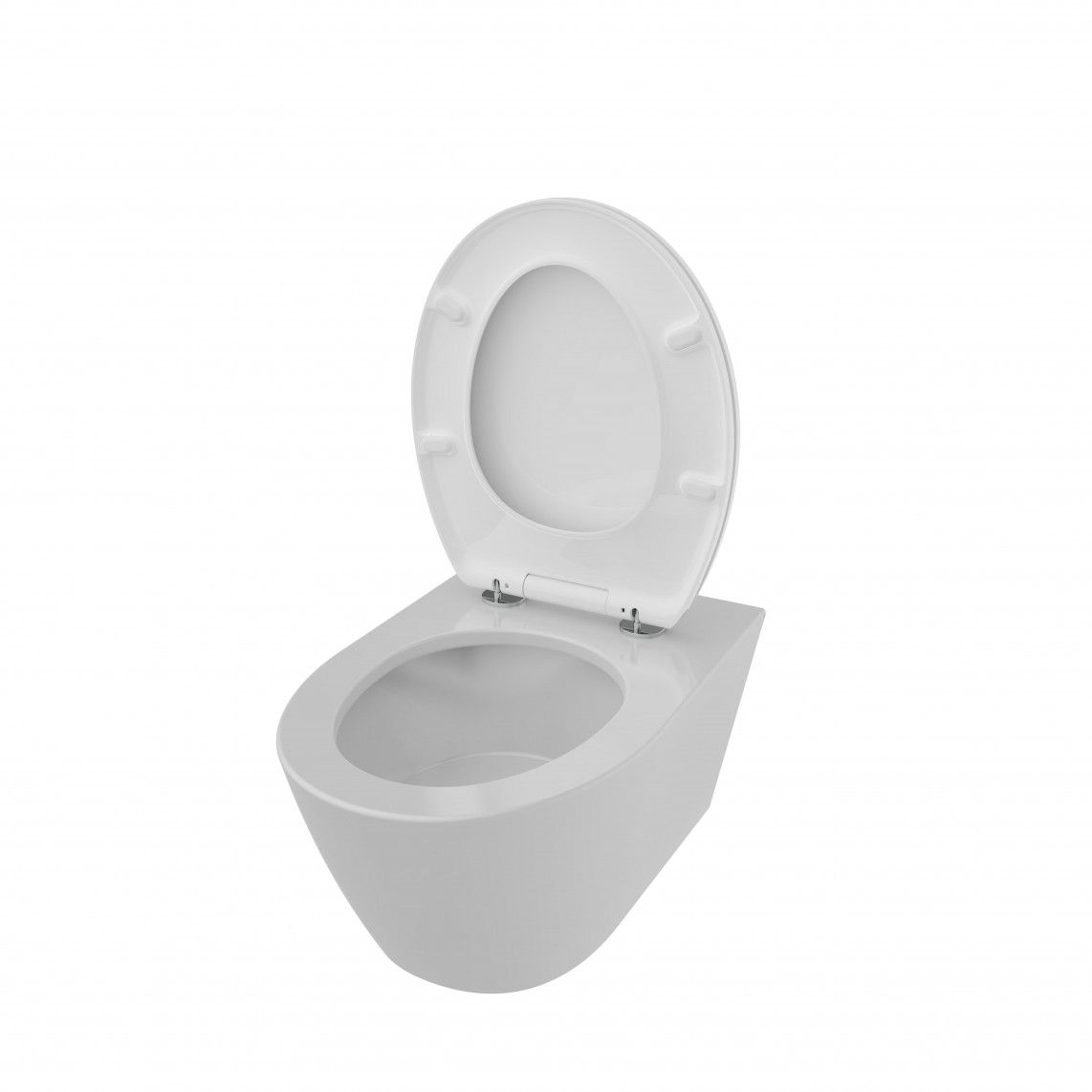 82630 Duroplast WC-zitting WHITE, PREMIUM, met valrem en afneembaar vue 7