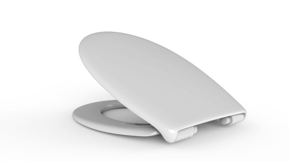 Haro Perca abattant PP softclose blanc