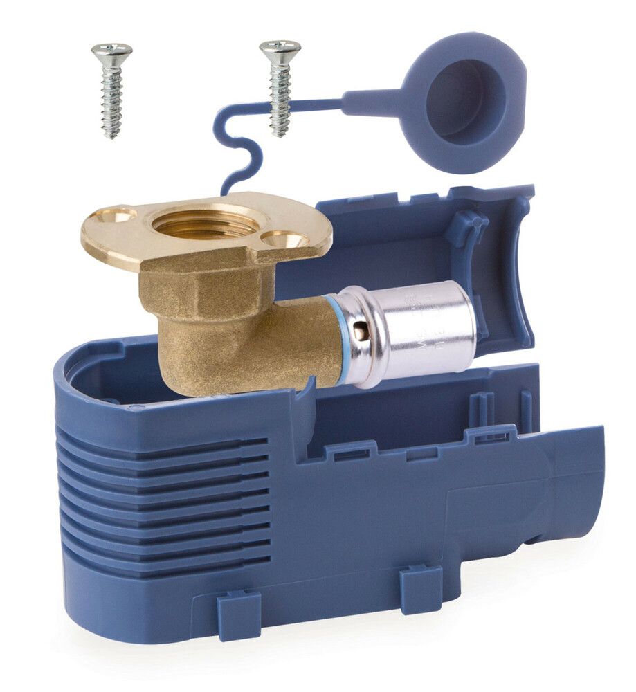Systempex Boîtier Simple Chauffage À Sertir D16 MM 1/2”F