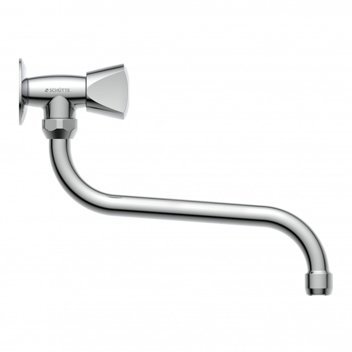 37980 CARNEO Cold water swivel tap, chrome, for wall fixing vue 2