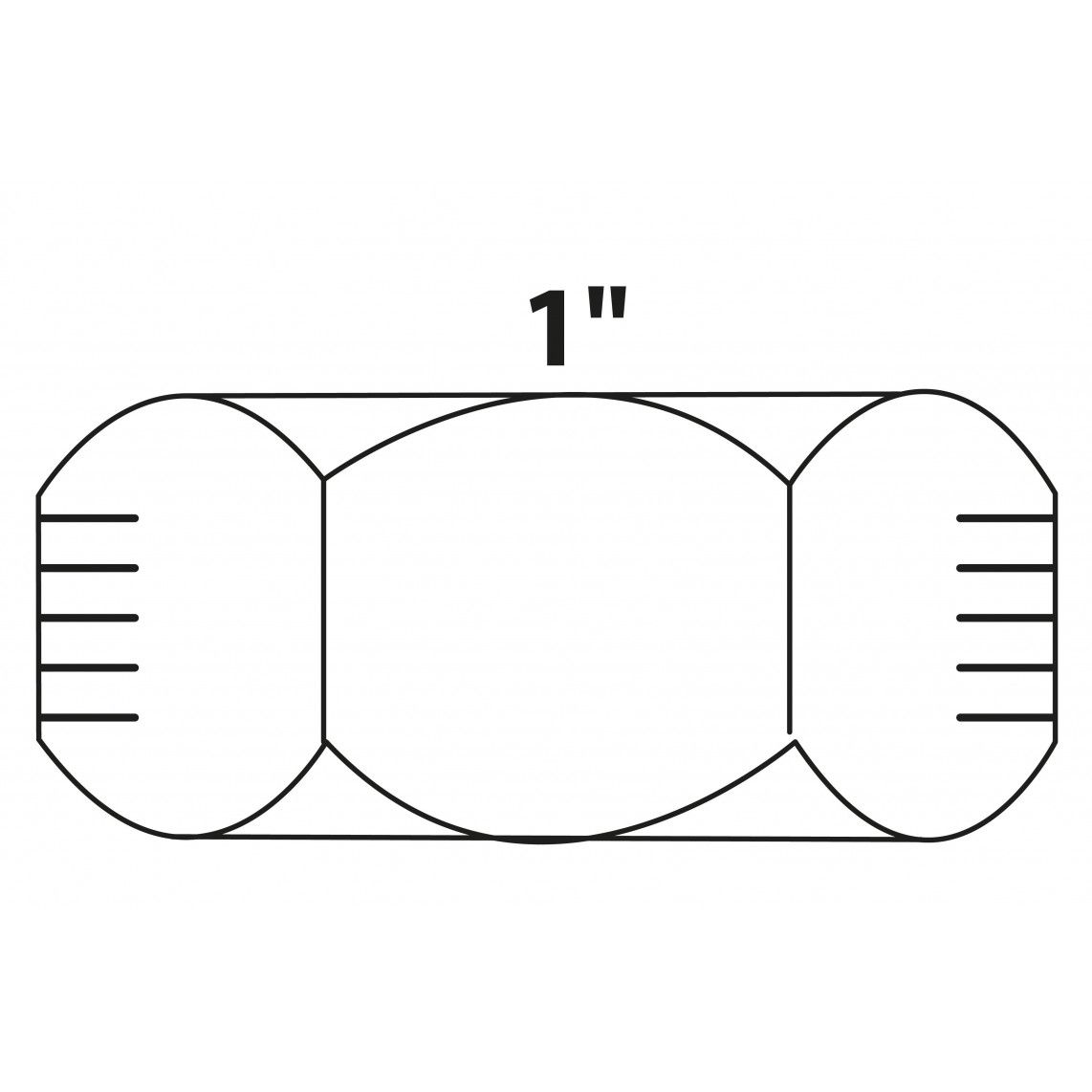 988964455 BR contre-écrou, vierge, 1" F, (3310) vue 2