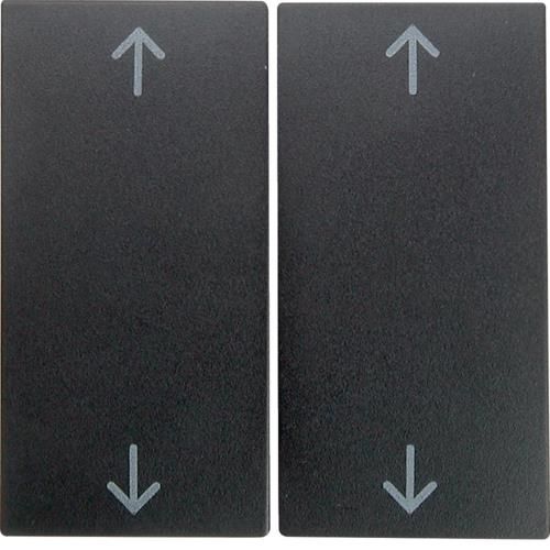Touche avec symbole flèches Berker S.1 / B.3 / B.7 Anthracite, mat