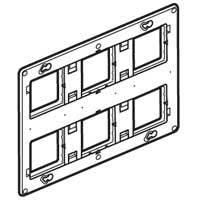 Support 2 x 6, 2 x 8, 2 x 3 x 2 modules à vis Mosaic