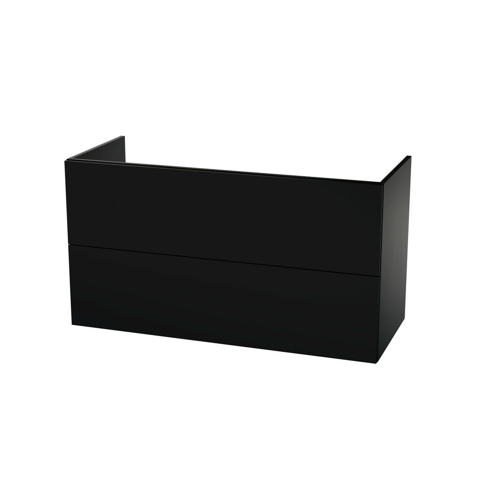 Van Marcke Novo Due Sous-meuble B1200XH650XD495MM 2TIROIRS Black