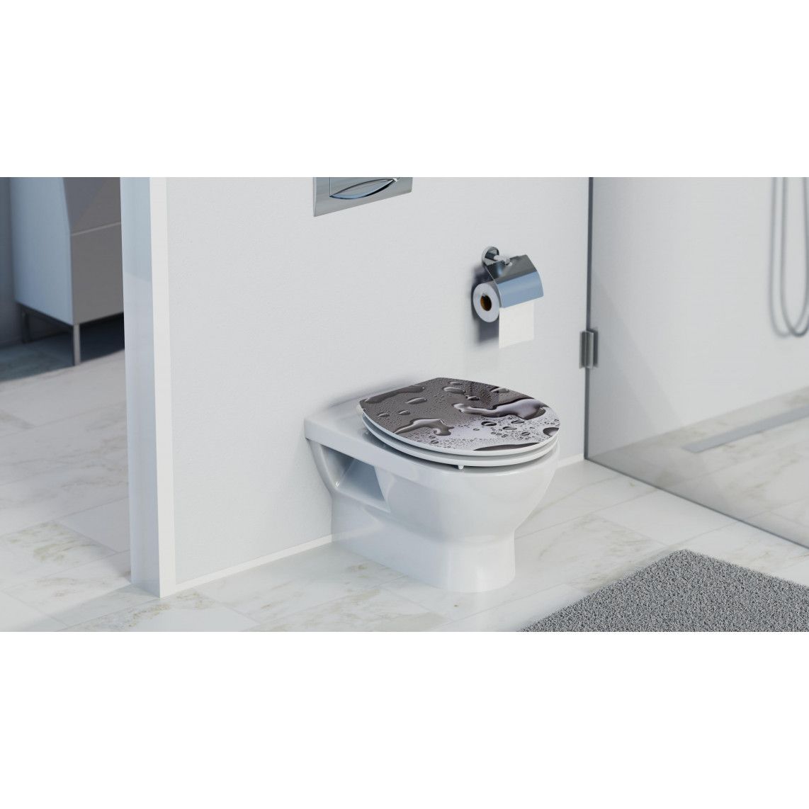 80523 MDF HG WC-zitting GREY STEEL, met valrem vue 10