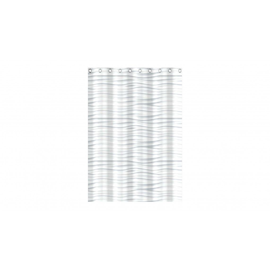 BA0401 Douchegordijn, White Wave vue 4