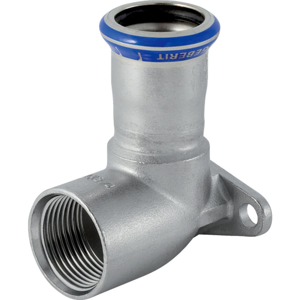 Geberit Mapress Inox-eau Culasse Murale 90° Avec Filetage Intérieur 15-1/2”F
