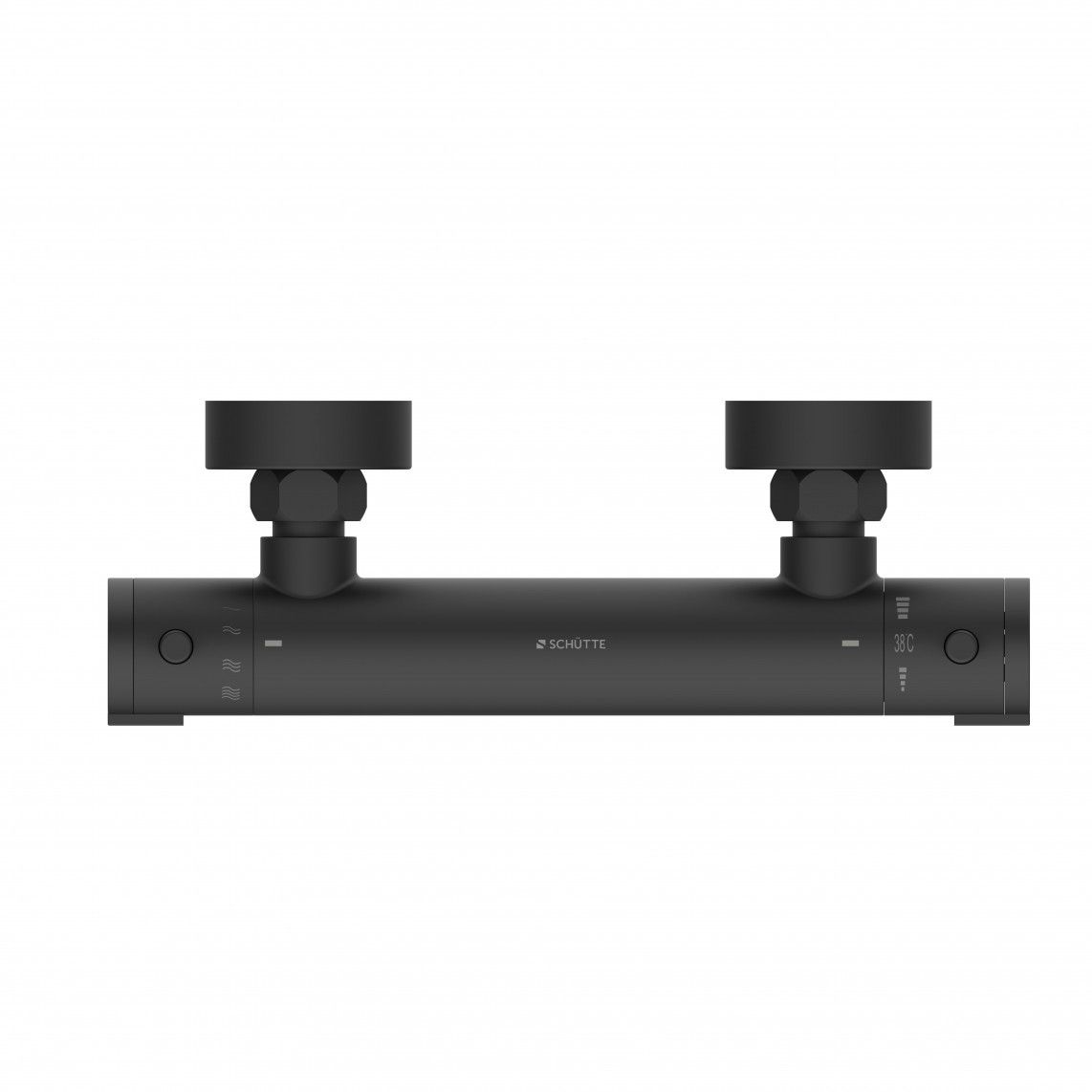 52466 LONDON Thermostatic shower mixer, black matt vue 5