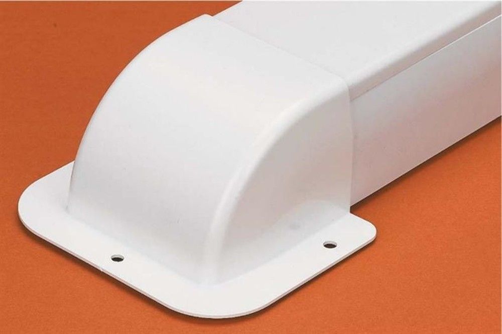 Optimal Capuchon Mural Pour OD-80 RAL9003 1 Pièce