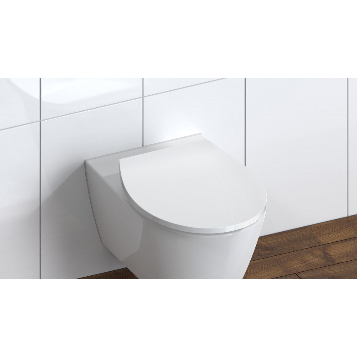 82950 Duroplast Toilet seat, with LED night light, with soft close and quick release vue 7