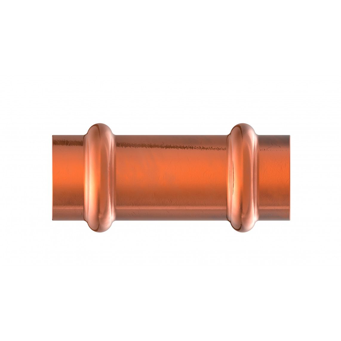 988616855 Sliding sleeve, press fitting for copper V-profile, 18 mm, 2 sockets vue 2
