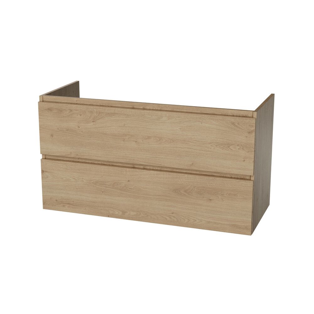 Van Marcke Ventus Due Sous-meuble B1200XH640XD495MM 2TIROIRS Oak