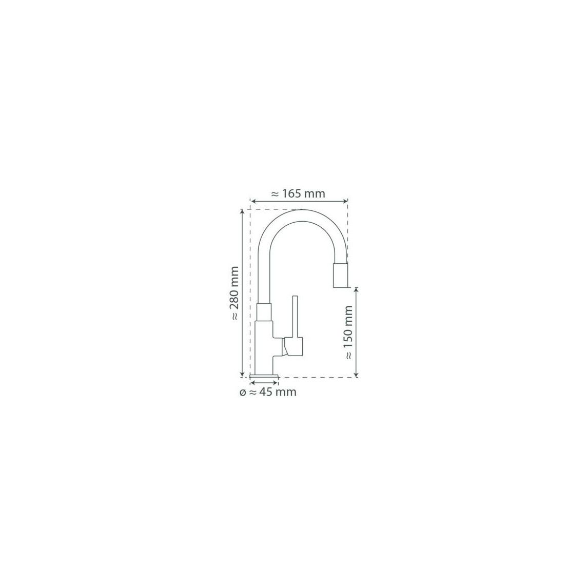 32586 GLASGOW Wash basin mixer, black matt, with soft-touch hose vue 2
