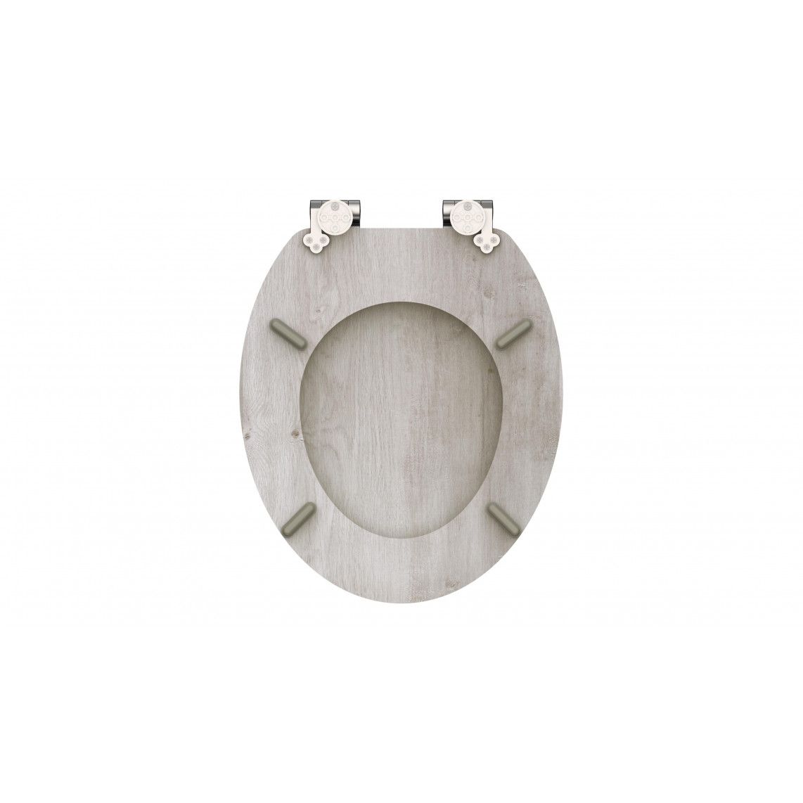 80192 MDF WC-zitting LIGHT WOOD, met valrem vue 6