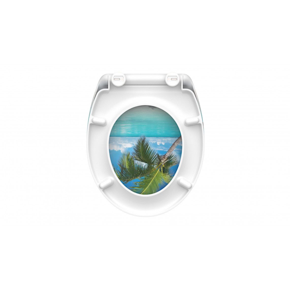 82363 Duroplast WC-zitting CARRIBEAN, met valrem en afneembaar vue 5