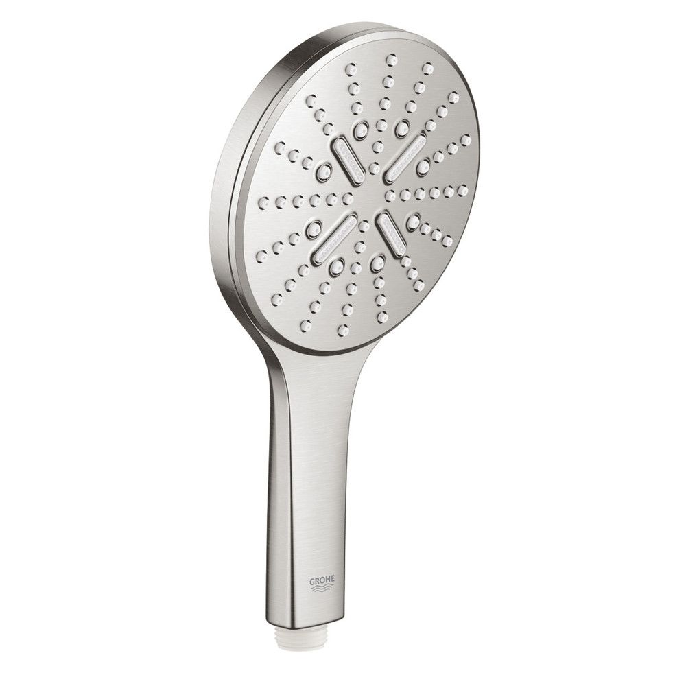 Grohe Rainshower 130 Smartactive Douchette À Mains 3JETS Ecojoy Supersteel