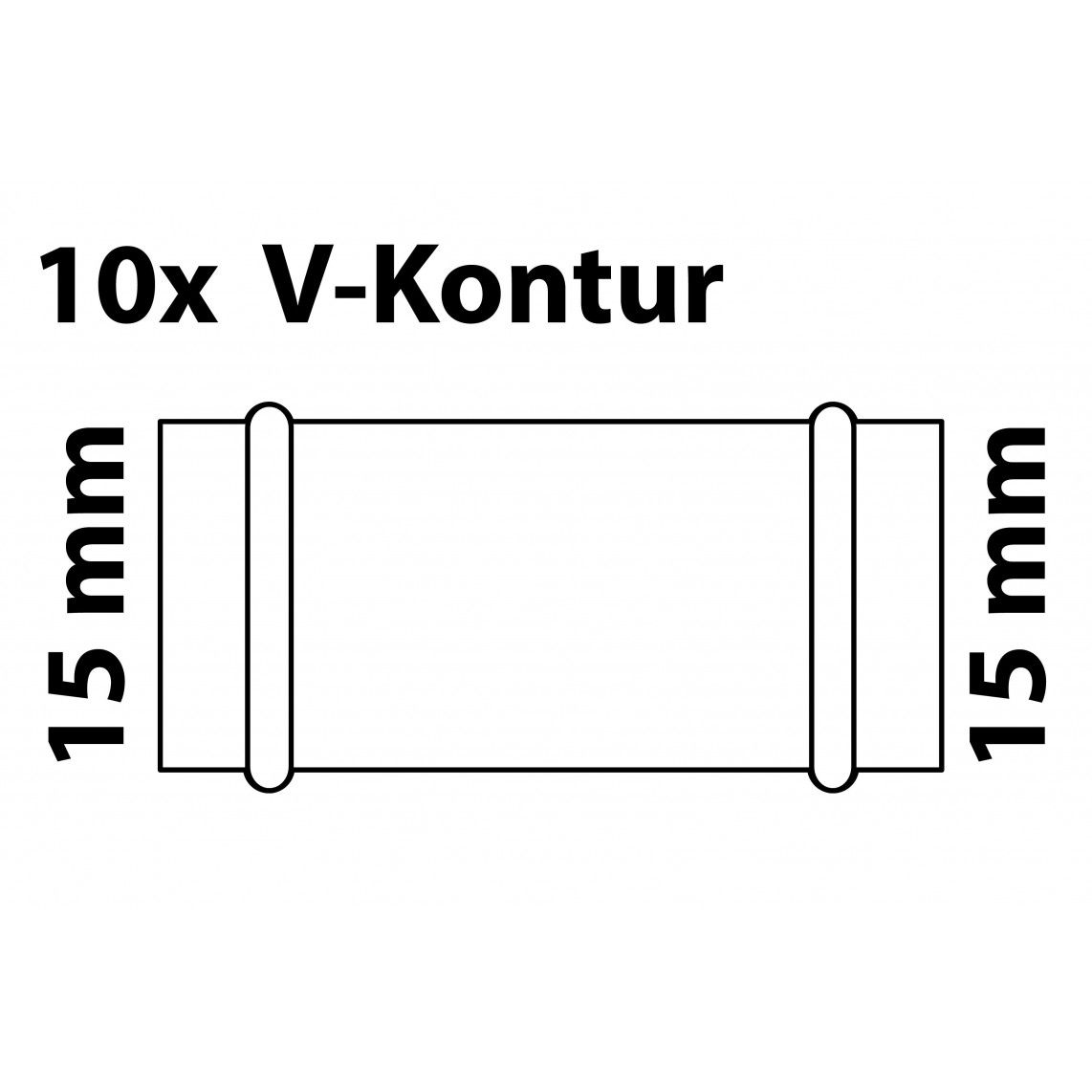 988616264 Connection piece, press fitting for copper V-profile,15 mm, 2 sockets (10x) vue 2