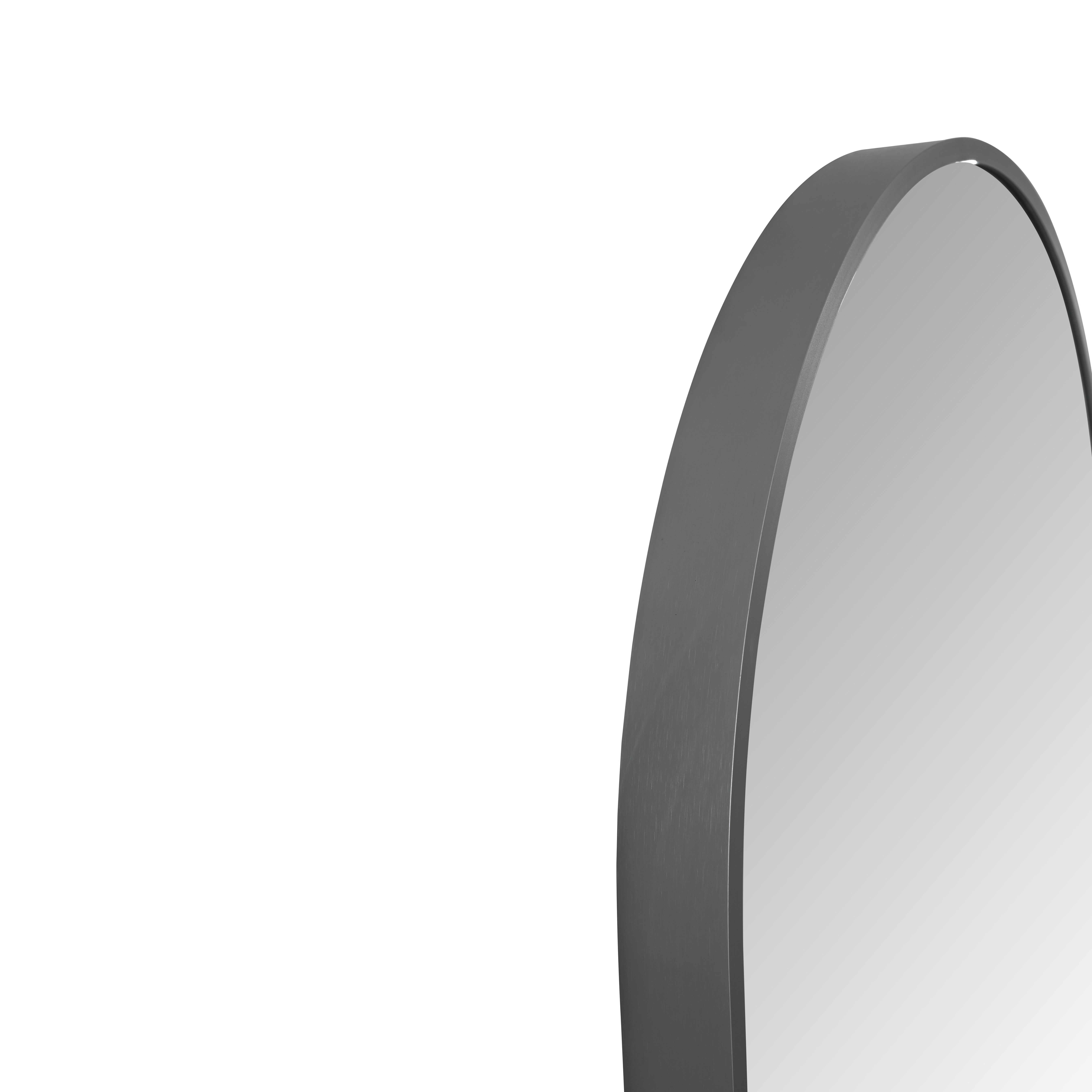 ALONI AVALO MIROIR - AVEC ÉCLAIRAGE LED - OVALE - AVEC CADRE - AVEC CHAUFFAGE - TEMPÉRATURE DE COULEUR LED 3500-6500K - 50X100CM - GUNMETAL vue 3