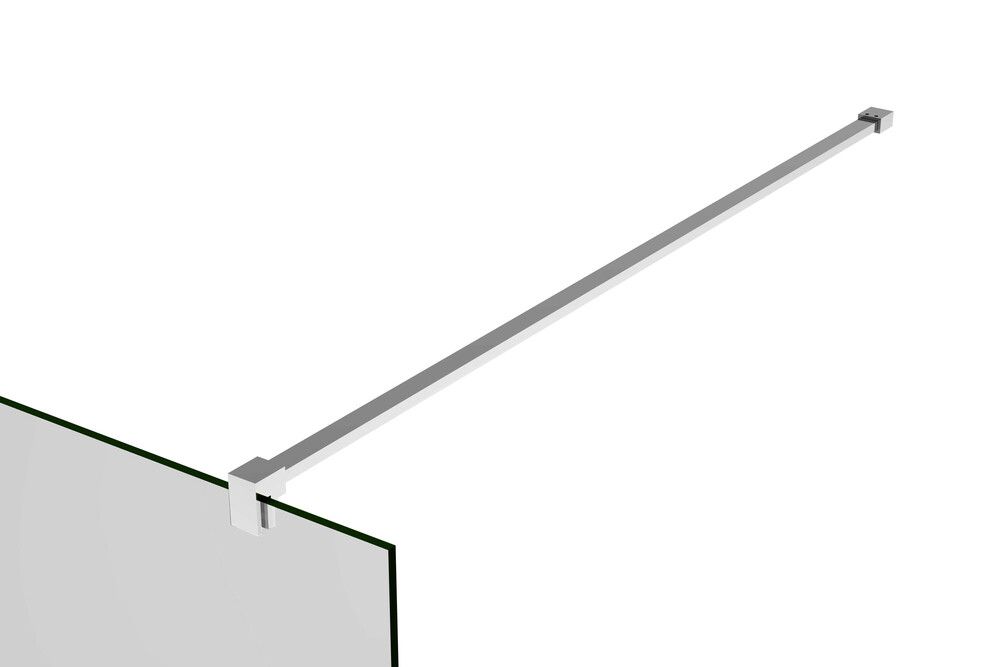 Van Marcke Walk-in/decor Barre Stabilisatrice Rectangulaire 1200MM Blanc Mat