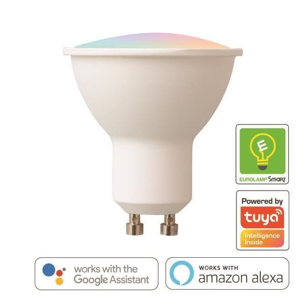 Lampe Led diamètre 50mm RGB 6W Gu10 Smart Wifi