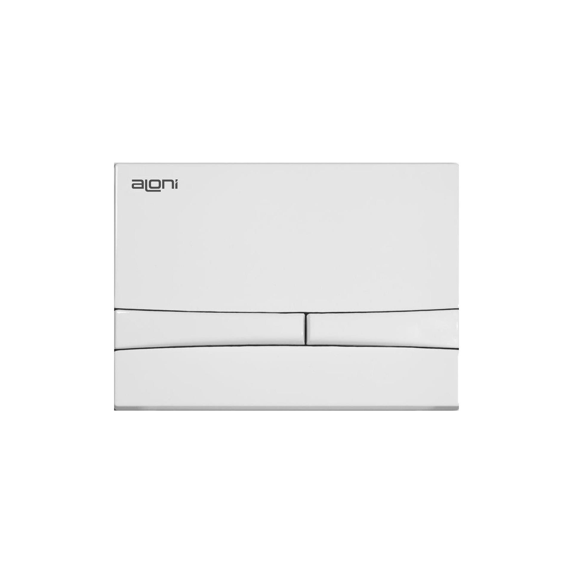 Aloni Plaque DE Commande Blanc