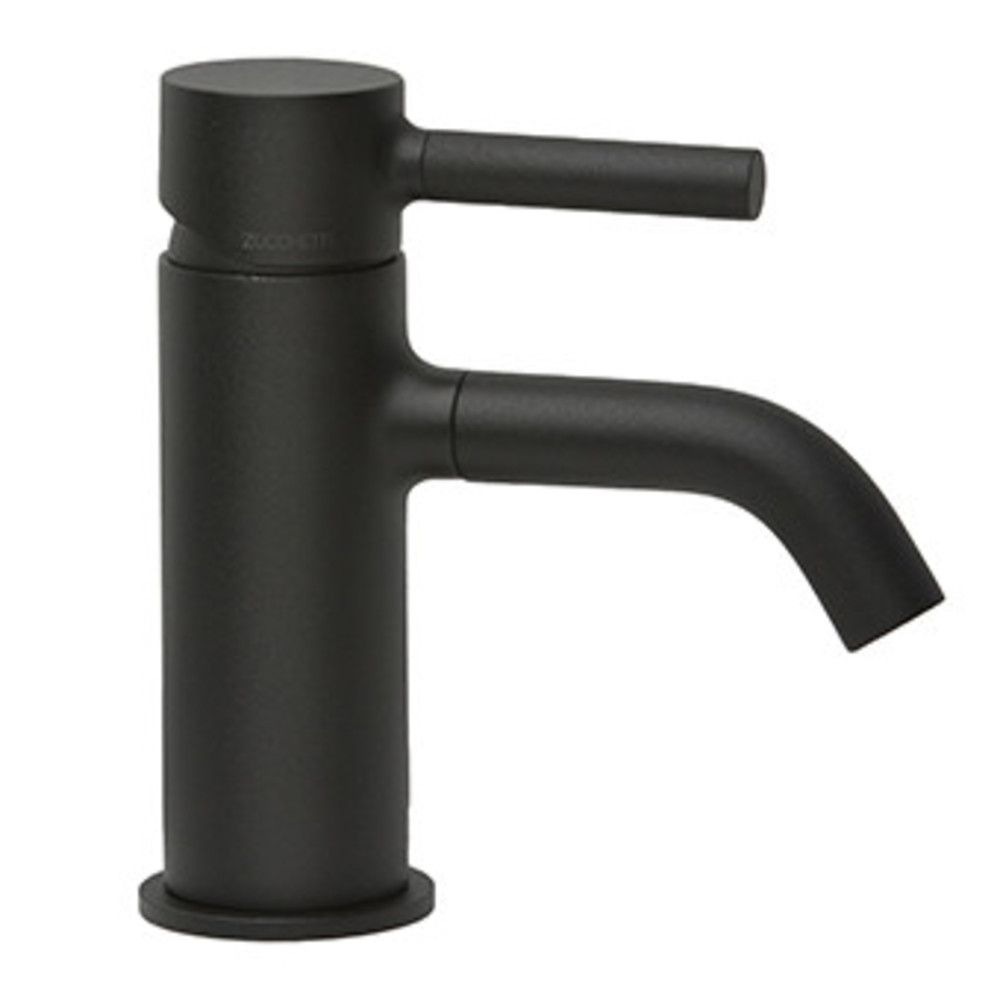 Zucchetti Pan Levier Unique Mélangeur DE Lavabo Noir Mat Gaufré