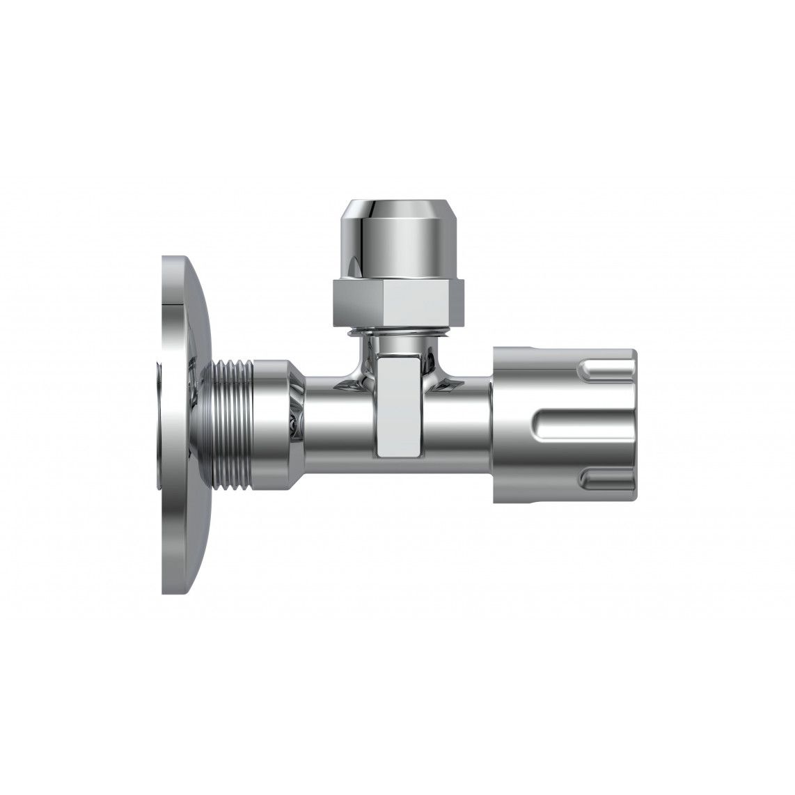 986259048 hoekstopkraan, 3/8"BU x 10 mmQ, met Duwrozet, zelfdichtend vue 2