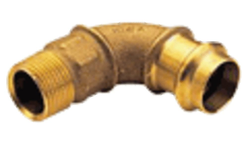 Conex Bänninger Profil-b Coude Sertir 90° Bronze 16×1/2”M