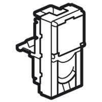 Mosaic prise RJ11 4 contacts 1 module Blanc