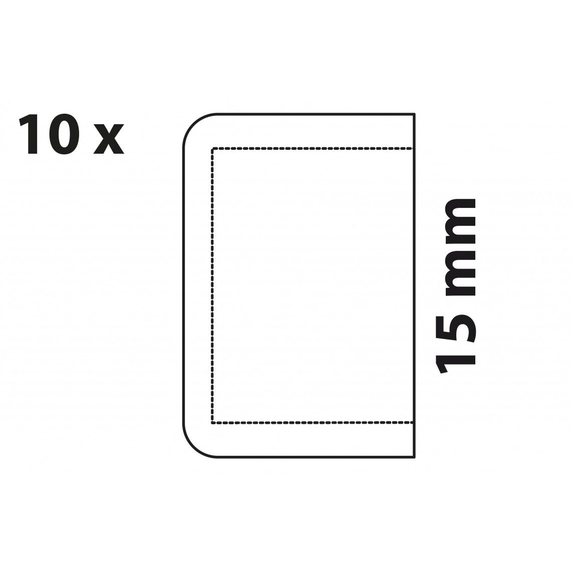 989207655 End cap, copper solder fitting, 15 mm, 1 socket (10x) vue 4