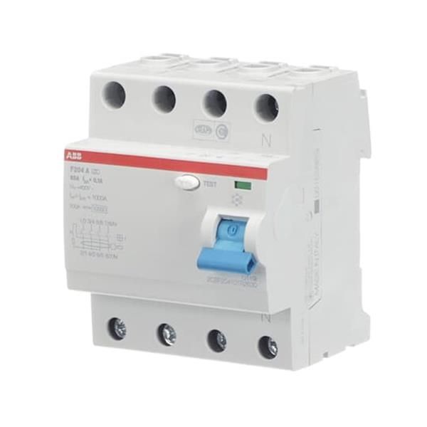 Disjoncteur différentiel F200 series 4 pôles, 63A,100mA