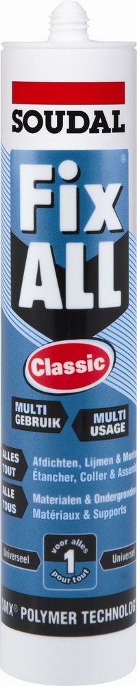 Soudal Fix All Flexi Mastic Colle Universel Blanc Cartouche 290 ML