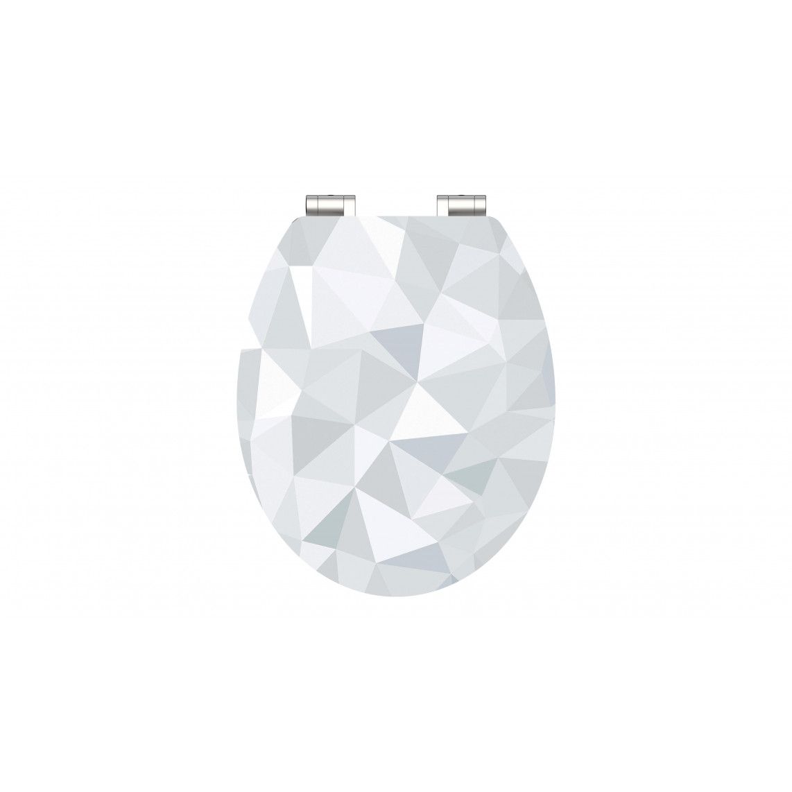 80545 MDF HG Toilet seat DIAMOND, with soft close vue 2