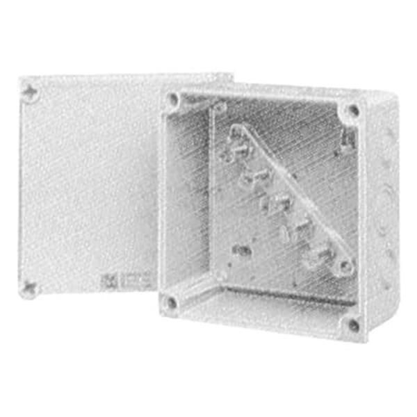 Série 55 boîte de dérivation (métrique) 16mm² avec réglette à bornes 175 x 175 x 95mm IP66 / IK07