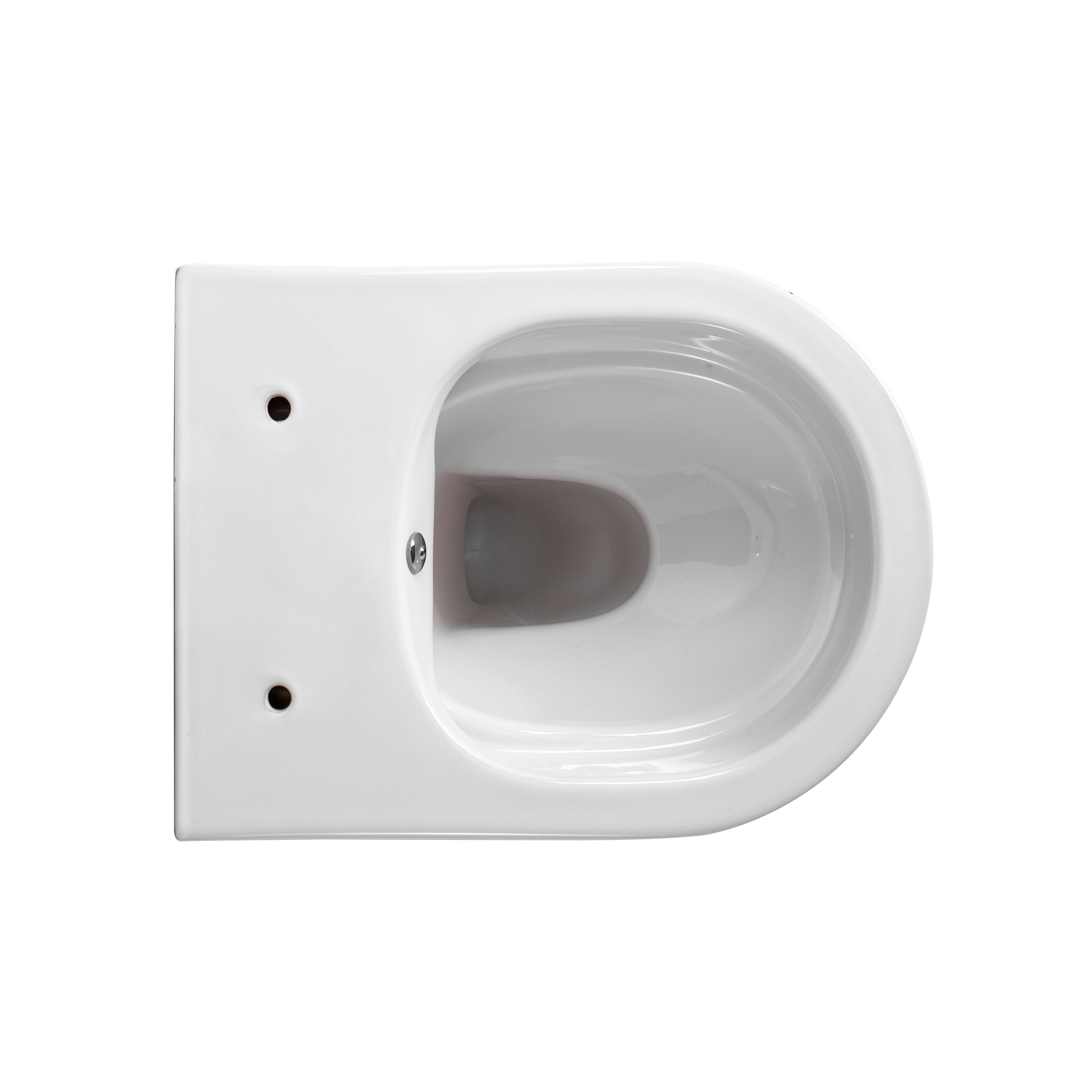 DARLO WC SUSPENDU AVEC BIDET - SANS BRIDE - AVEC ROBINET EAU FROIDE ET CHAUDE - SANS ABATTANT - COMPACT 49 CM - BLANC BRILLANT vue 4