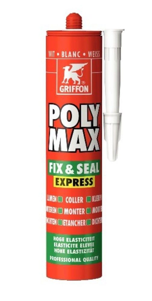 Griffon Polymax Colle Universelle À Base DE MS Polymère Blanc 425 G