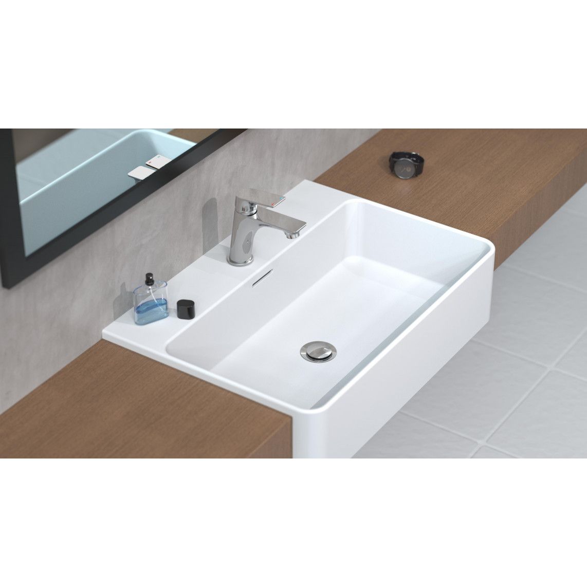 33210 BOSTON Wash basin mixer, chrome vue 8