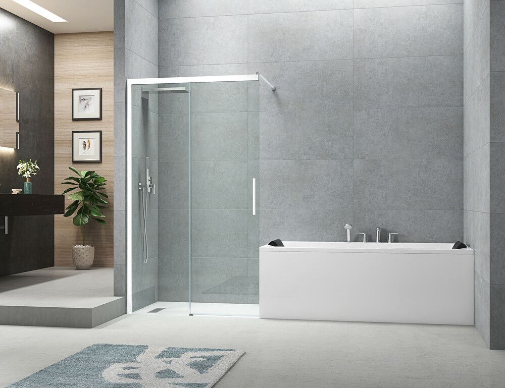 Van Marcke Pina Space/walk-in Barre Stabilisatrice 1200MM Alu Poli
