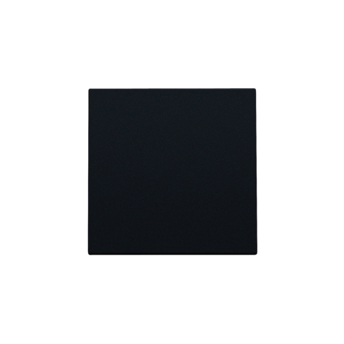 Set de finition avec sortie de câble pour cache-trou avec serre-fil, couleur black coated