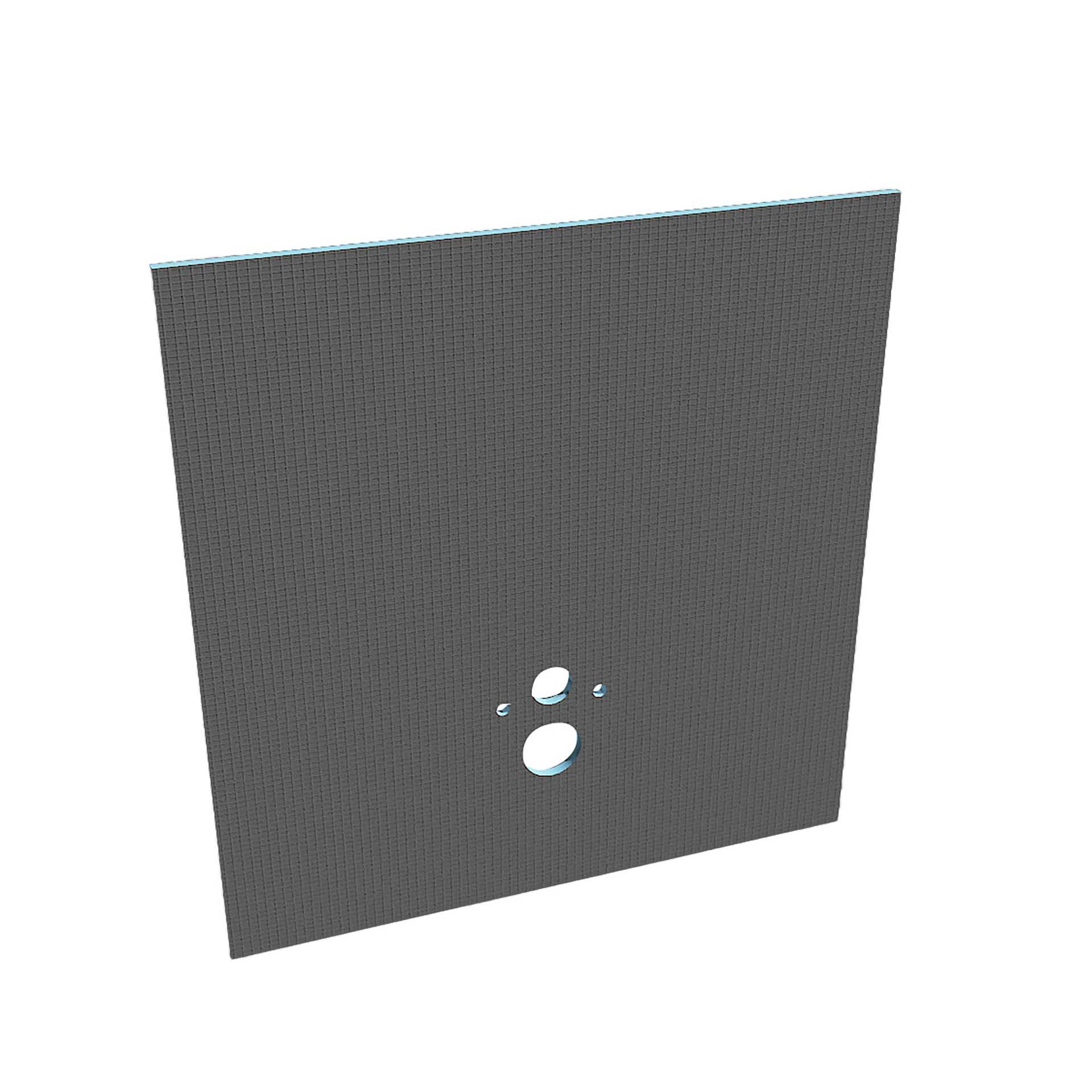 PLAQUE DE CONSTRUCTION ET D'ISOLATION WC SUSPENDU - ETANCHE - XPS - 1200X1300X20MM - GRISE vue 3