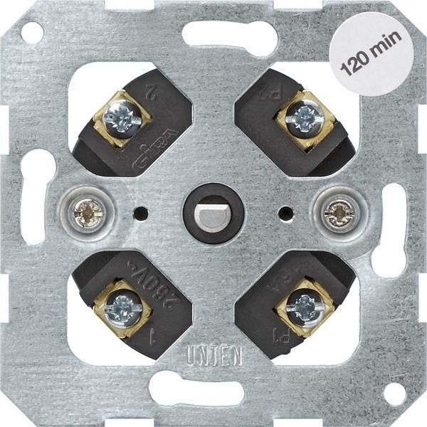 Module minuterie à 2 pôles 16A 250V~ uniquement pour fixation par vis.