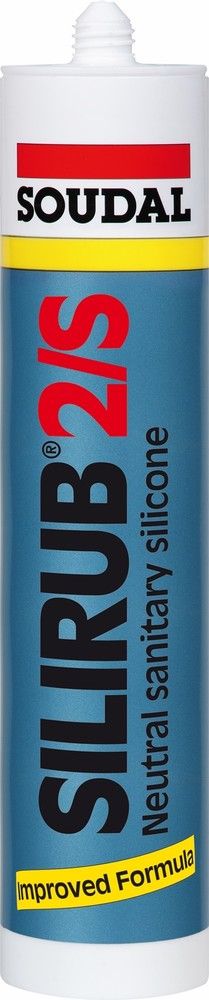 Soudal Silirub 2S Mastic DE Joint À Base DE Silicone Monocomposant Gris 310 ML