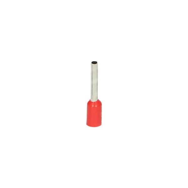 Embout de câble isolé section maximum 1mm² longueur du manchon en Cuivre: 8mm, 100 pièces